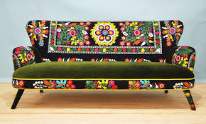 Unavailable Listing On Etsy Patchwork Sofa Funky Home Decor Fusion Sofa