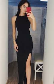 Pin On Party Wear Black Dress