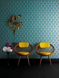 Le Papier Peint Geometrique En 50 Photos Avec Idees Papier Peint Geometrique Papier Peint Bleu Idees De Decor
