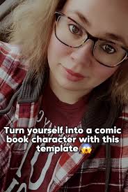 The nerd in me couldn't resist turning myself into a comic book character!  But what type of character would I be? #ComicBookCharacter #AIArt  #ComicYourself #nerdtok #NerdyFun #CapCut