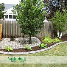 Try Using Your Edging To Create Depth In The Landscaping Alternate Fill Materials Shown Here Landscaping With Rocks Backyard Landscaping Landscaping Near Me