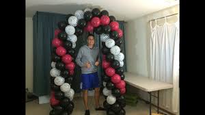 This arch has link o loon balloons. How To Make A Balloon Arch Without Helium Youtube