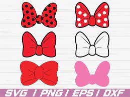 Minnie Mouse Bow Svg Disney Svg Minnie Polka Dots Bow Svg Etsy Minnie Mouse Bow Minnie Unique Items Products