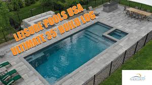 Find out why you can trust us to deliver the highest quality workmanship, artistry and customer service. Leisure Pools Ultimate 35 Start To Finish Albert Group Pools Patios Youtube