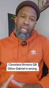Cleveland Browns back up quarterback Dillon Gabriel is as wrong as two left  feet. Journalists aren't entertainers --- at least most of us aren't...