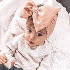 Adjustable Big Bow Headwrap Baby Headband Top Knot Headbands Over Sized Bow Hair Turban Newborn Head Band Girl Large Hair Bows Kids Baby Accessories Aliexpress