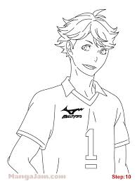 🏐 by me, myself,and i. How To Draw Tooru Oikawa From Haikyuu Mangajam Com Anime Character Drawing Anime Lineart Easy Cartoon Characters