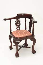 1978 we are an experienced antique furniture dealer based in derbyshire, specialising in. Antique Chippendale Corner Chair Laurel Crown Furniture