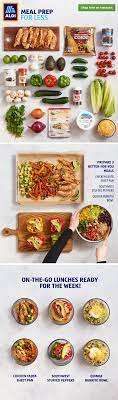 Save On Meal Prep With Aldi And Instacart Get Everything You Need To Make Chicken Fajitas Southwest Stuffed Peppers And A Qui Healthy Healthy Meal Prep Meals