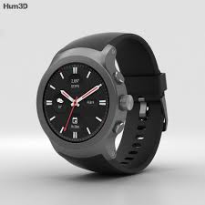 LG Watch Sport Titanium 3D-Modell ...