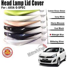 Answer your queries on the 2019 perodua axia, midnight blue, lava red: Perodua Axia G Spec Custom Fit Abs Car Headlamp Eyelid Midnight Blue Shopee Malaysia