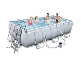 bestway piscine hors sol rectangulaire power steel 404 x 201 cm hauteur 100 cm pompe de filtration a piscine hors sol rectangulaire piscine hors sol piscine