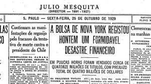 Resultado de imagem para crise de 1929