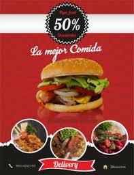 Delivery, platos preparados, vinos, charcutería y hasta venta de abarrotes sepueden encontrar hoyen muchos locales. 11 Ideas De Flyers Disenos De Unas Menu De Comida Rapida Volantes De Comida