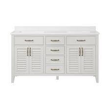 Martha stewart bathroom designs turn into new model of interior design that people nowadays look out. Martha Stewart Lakeside 60 In Vanity From Lily Pond Collection In White Picket Fence Finish Walmart Com Walmart Com