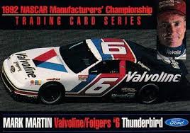 He scored 40 cup series wins. Mark Martin Gallery 1992 Trading Card Database