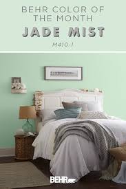 Is your bedroom feeling a little cluttered? Color Of The Month Jade Mist Colorfully Behr Green Bedroom Design Green Master Bedroom Bedroom Paint Colors