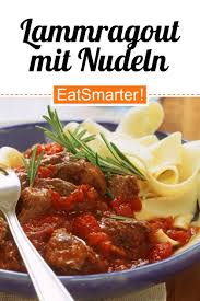 Lammragout Mit Nudeln Rezept In 2020 Lammragout Rezepte Lamm
