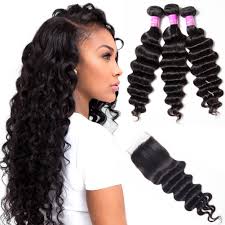 By adding extensions you achieve the look you want, without waiting years. Star Show Hair Malaysian Loose Deep Wave Bundles With Closure Virgin Loose Wave Human Hair Extensions 12 14 16 With 12 Free Part Closure Buy Online In Maldives At Maldives Desertcart Com Productid 75668494