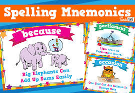 Spelling Mnemonics Landscape Mnemonics Phonics Words Classroom Games