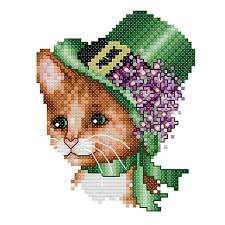We have hundreds of different cat counted cross stitch kits for you to choose from, something for everyone. Nkf A Noble Cat 1 Free Dmc Cat Animal Cross Stitch Patterns Aida Cloth Cross Stitch Fabric Buy Free Dmc Cross Stitch Patterns Aida Cloth Cross Stitch Fabric Animal Cat Cross Stitch Pattern Product