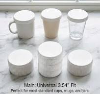 Amazon.com: 100pcs Disposable Paper Cup Cover, 3.54 inches ...