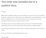 Solved: Sale Cancelled by eBay Due to a "Systems Issue" - The eBay ...