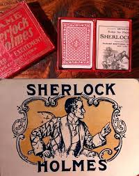 1904 Parker Brothers Sherlock Holmes Card Game Sherlock Holmes Adventures Of Sherlock Holmes Sherlock
