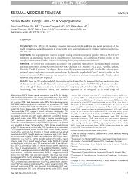 PDF) Sexual Health During COVID-19: A Scoping Review