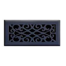 The floor registers can simply be cleaned using a dry cloth. 2 Inch X 10 Inch Duct Opening Measurements Matte Black Floor Register With Victorian Design Registers Grilles Vents Tools Home Improvement Fcteutonia05 De