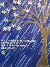 Where it had been customary to don sackcloth and sit in ashes during times of grief and repentance, isaiah announces that god has sent him to proclaim good news for the poor, freedom for prisoners, and comfort for the brokenhearted. Beauty For Ashes Busted Button