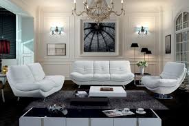 Kauf auf rechnung · mit paypal bezahlen · paketlieferung ab 4,90€ 9034 Modern White Rounded Leather Sofa Set