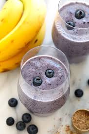 Today on the menu is a really easy and tasty banana smoothie. Blueberry Banana Smoothie Fit Foodie Finds