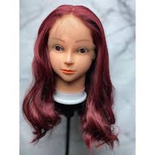 Burgundy Wig,red Hair Wig,wig for Hairloss,bob Lace Front Wig,drag Queen  Wig,wig,costume Hair Wig,99j Dark Red Wig,chemo Wig,short Dark Red