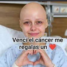Acabo de terminar mi quimioterapia. Me encantaría que me desearas mucha  salud y larga vida ❤️