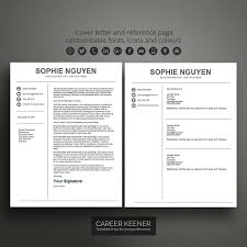 How to write a reference list on a great resume reference page. Modern Resume Professional Resume Template Cover Letter References Cv Template 2 Page Chronological Resume Creative Resume Paper Party Supplies Templates Kromasol Com