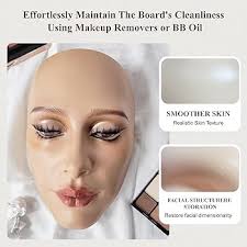 CHADWICK 5D Makeup Practice Face Board, Silicone Mannequin, Reusable  Beginner Eye Practice for Makeup Artists, Girl's Gift or Professionals  (Golden Wheat) : Buy Online at Best Price in KSA