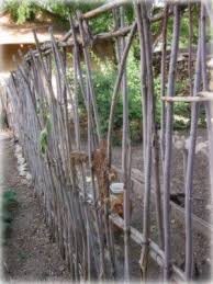 Stick Fence Garden Gates And Fencing Diy Herb Garden Yard