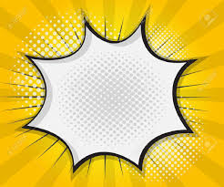Comic Book Speech Bubble Pop Art Cartoon Yellow Background Vector Illustration Aff Bubble Pop Speech Comic Book Pop Art Art Comic Books