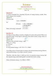 Gcse english grade 9 exemplar answers a2. Ncert Solutions For Class 9 Science Chapter 11 Work And Energy In Pdf