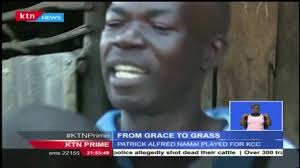 Patrick a former Rivertex and KCC football player sells charcoal for a  living