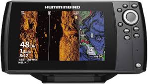 Furthermore, the anglers can read the display screen in two ways, either by a numerical display or through a graphical display. Amazon Com Humminbird 410950 1nav Helix 7 Chirp Msi Mega Side Imaging Gps G3 Nav Fish Finder