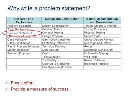 A good way of breaking down a problem statement is to write down Writing A Problem Statement Ppt Video Online Download