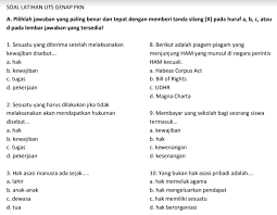 Oleh kelaspjokdiposting pada juli 26, 2020agustus 15, 2020. Contoh Soal Pkn Mts Kelas 7 Semester 1 Jawabanku Id
