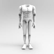 Wir testen den neuen vovaldi browser, android virenscan oder die neuen photoshops elements. Athletische Figur Mann 3d Korpermodell Fur Den 3d Druck Fur Ca 60 Cm Grosse Marionette Marionettes Cz