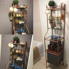 Metal kitchen shelf ikea floating nightstands ebay. Ikea Hack Ronnskar Bathroom Shelves Ikea Hack Ikea Ikea Hack Bathroom