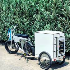 The Catering Unimoke Hinterhermunich Trailer Combo Ready For Its First Mission We Re Totally Flashed By Th In 2020 Electric Bike Electric Cargo Bike Bicycle Brands