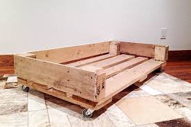 How to make sweatshirt dog bed and fluffy dog bed? Make This Wood Pallet Dog Bed Hello Scarlett Blog