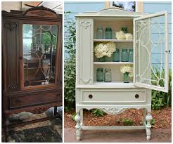 Heir And Space A Jacobean China Cabinet Furniture Makeover Painted China Cabinets Vintage China Cabinets