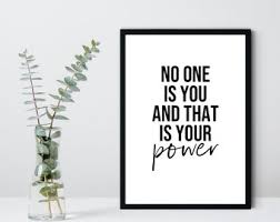 No One Is You And Etsy